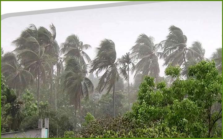 ৪৫-৮০ কিমি বেগে ঝড়ের আভাস, নদীবন্দরে সতর্কতা