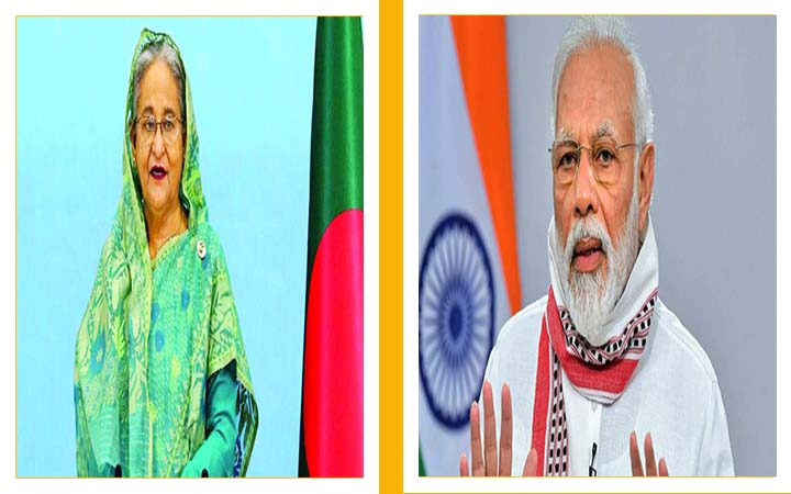 শেখ হাসিনা-নরেন্দ্র মোদির ভার্চুয়াল সম্মেলন আজ