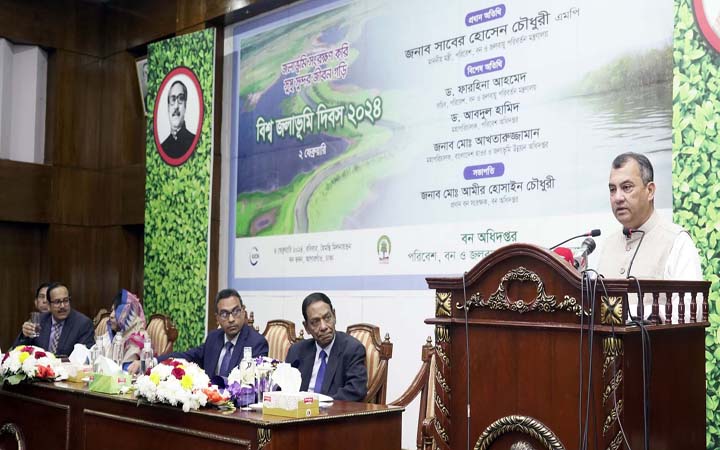 আগামী এক বছরের মধ্যে সংরক্ষণের জন্য জলাভূমির ম্যাপিং করা হবে : পরিবেশমন্ত্রী