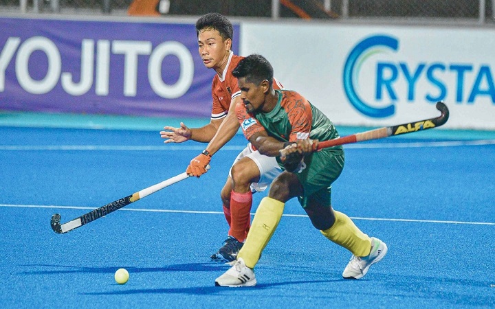 খেলা শেষের ২০ সেকেন্ড আগের গোলে বাংলাদেশের জয়