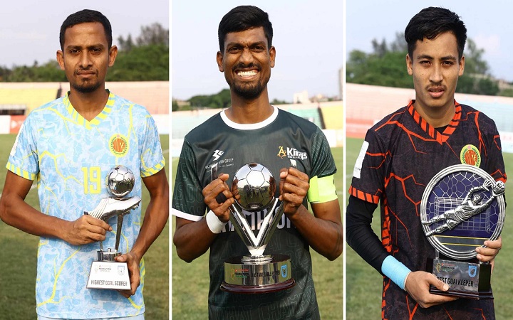 ফেডারেশন কাপ : সর্বোচ্চ গোলদাতা ৭ জন, টুর্নামেন্টসেরা তপু