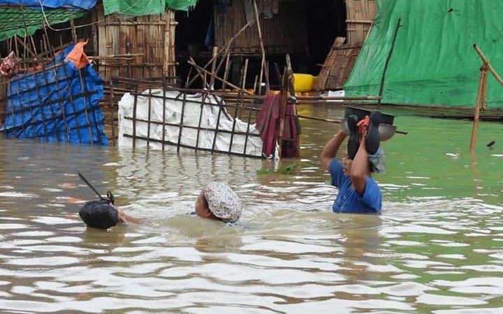 মিয়ানমারে বন্যা ও ভূমিধসে নিহত ৫