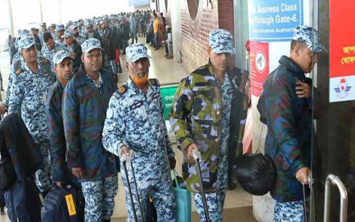 কঙ্গোতে বিমান বাহিনীর শান্তিরক্ষা কন্টিনজেন্ট প্রতিস্থাপন