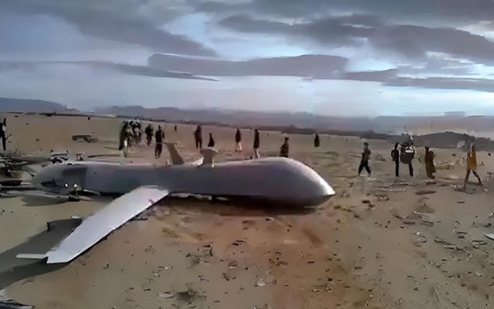 মার্কিন ড্রোন ভূপাতিত করল ইয়েমেন