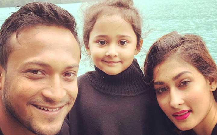 সাকিবের ছোট মেয়ের নাম ইরাম