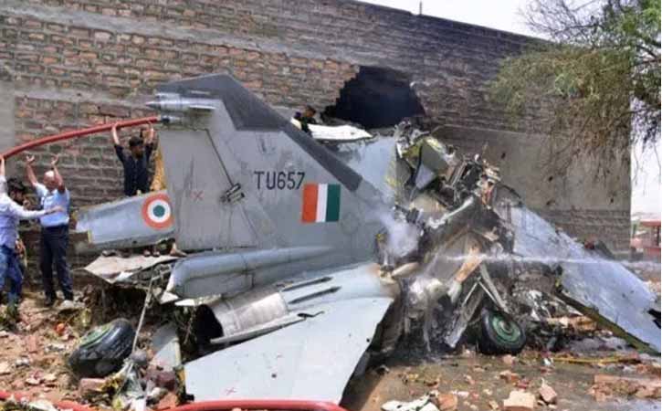 যুদ্ধ ছাড়াই বিধ্বস্ত হচ্ছে ভারতের জঙ্গিবিমানগুলো