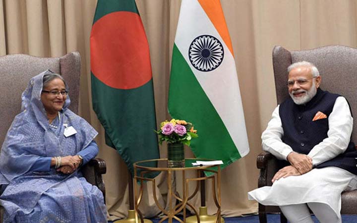 দিল্লিতে হাসিনা-মোদি বৈঠক অনুষ্ঠিত