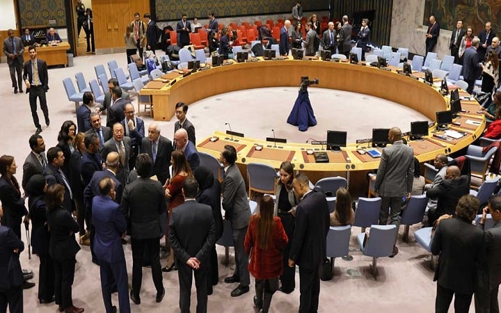 গাজায় সহায়তা পাঠাতে নিরাপত্তা পরিষদে প্রস্তাব পাস