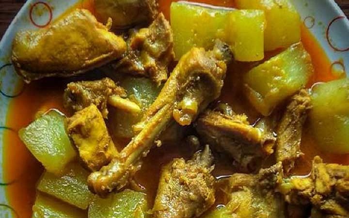 সাহরিতে পেঁপে দিয়ে মুরগির মাংস