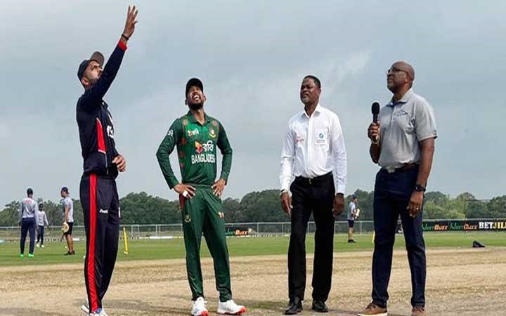 টস জিতে ফিল্ডিংয়ে বাংলাদেশ