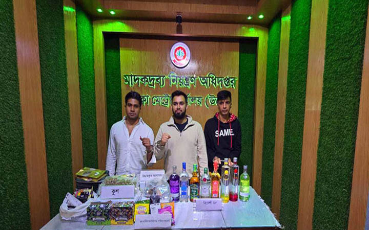 থাইল্যান্ড-কানাডা থেকে মাদক এনে গুলশান-বনানীতে বিক্রি