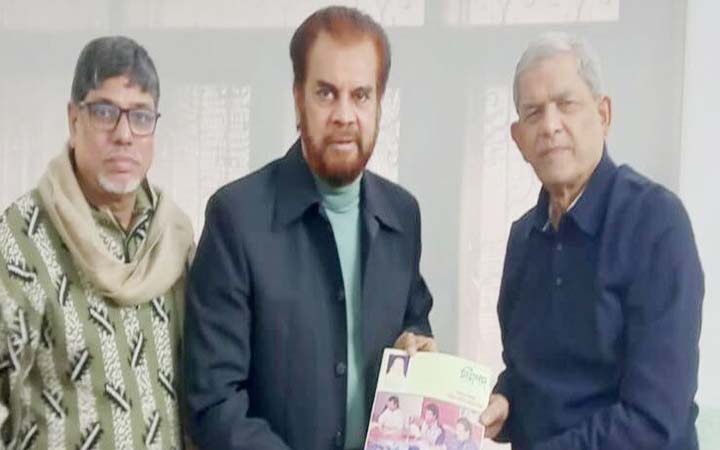 মির্জা ফখরুলের সঙ্গে ইলিয়াস কাঞ্চনের সাক্ষাৎ