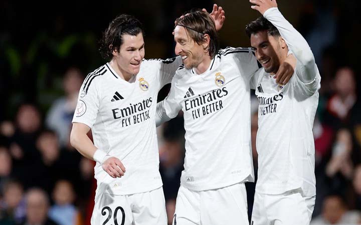 মিনেরাকে উড়িয়ে বড় জয় পেল রিয়াল মাদ্রিদ