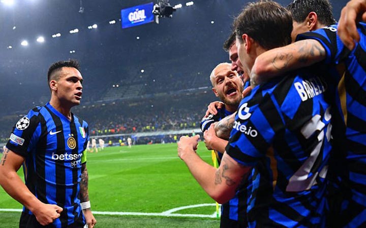 বিদায় বায়ার্নের, ড্র করেও সেমিতে ইন্টার মিলান