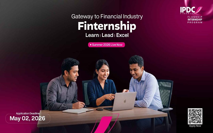 শুরু হলো আইপিডিসি ফাইন্যান্স পিএলসি’র ‘ফিনটার্নশিপ’ সামার ২০২৬