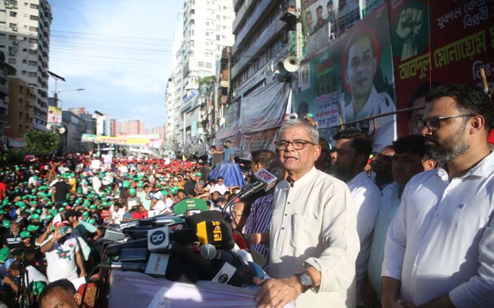 এক দফা আন্দোলনের ঘোষণা বিএনপি’র