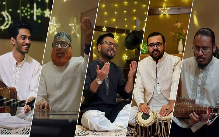 প্রথমবার বাবা-ভাইকে নিয়ে জাহিদ নিরবের গান, প্রকাশ পাচ্ছে চাঁদরাতে