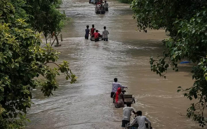 ভারতে বন্যায় ১৪৫ জনের মৃত্যু