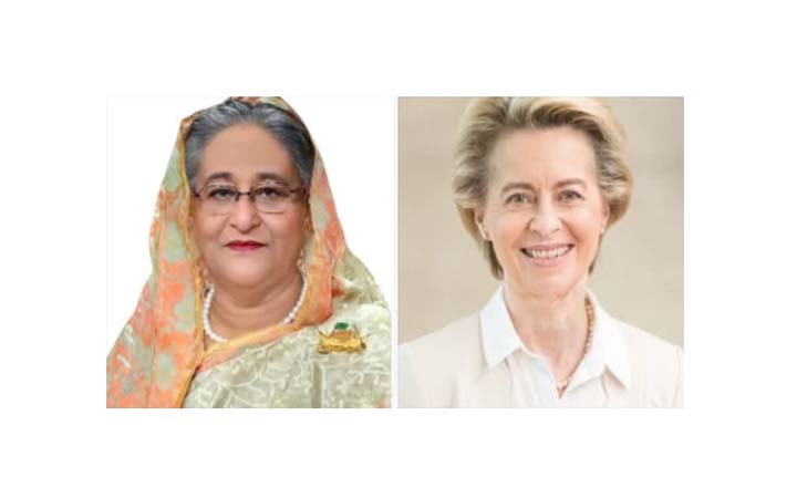 প্রধানমন্ত্রী শেখ হাসিনাকে ইউরোপীয় কমিশনের প্রেসিডেন্টের অভিনন্দন