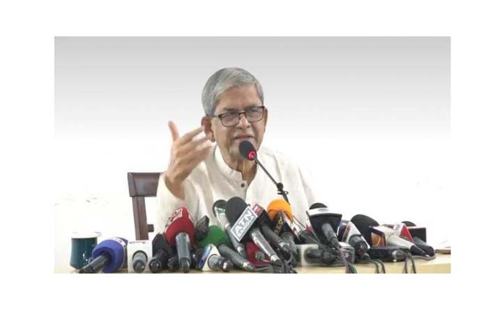 পাতানো নির্বাচনে দেশের মানুষ আর পা দেবে না : মির্জা ফখরুল