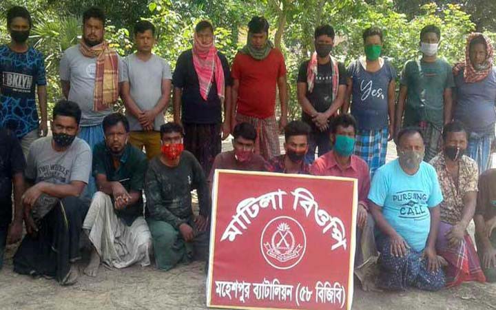 ভারত থেকে আসা ঝিনাইদহে আটককৃত ২৭ জনের মধ্যে ৩ জনের করোনা শনাক্ত