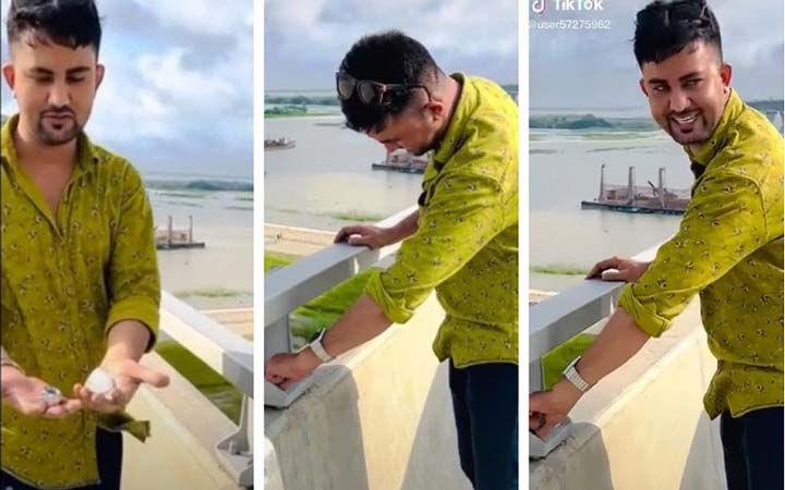 পদ্মা সেতুর রেলিংয়ের নাট খুলে টিকটক ভিডিও করা বায়েজিদ ৭ দিনের রিমান্ডে