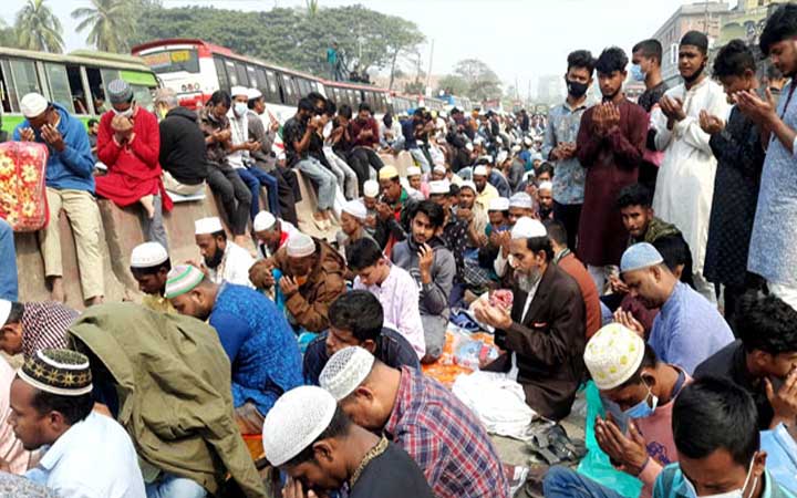 আখেরি মুনাজাতে শেষ হলো বিশ্ব ইজতেমা