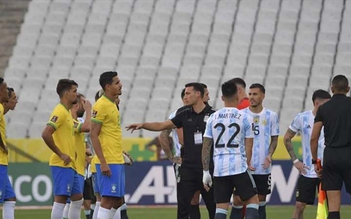 ব্রাজিল-আর্জেন্টিনা বাছাইপর্বের ম্যাচ হচ্ছে না