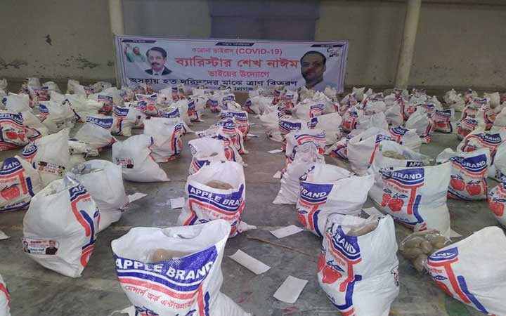 বেতন-ভাতাহীন বশেমুরবিপ্রবির মাস্টাররোলে কর্মচারীরা, পাশে দাঁড়ালেন ব্যারিস্টার শেখ নাঈম