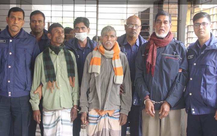 পাবনায় ১৪ বছর আগে হত্যা মামলায় তিনজনের যাবজ্জীবন