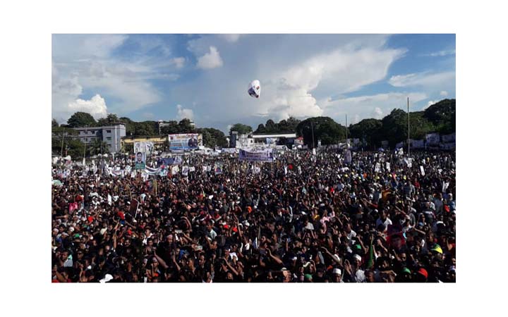 চট্টগ্রামে বিএনপির সমাবেশে নেতাকর্মীদের ঢল