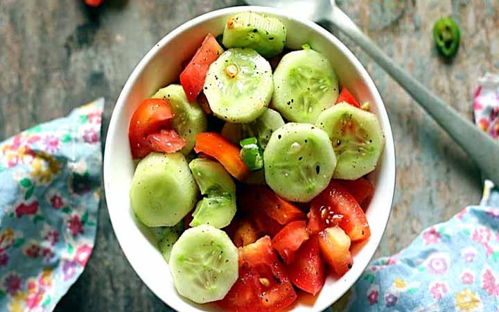 টমেটো-শসার সালাদের কুফল