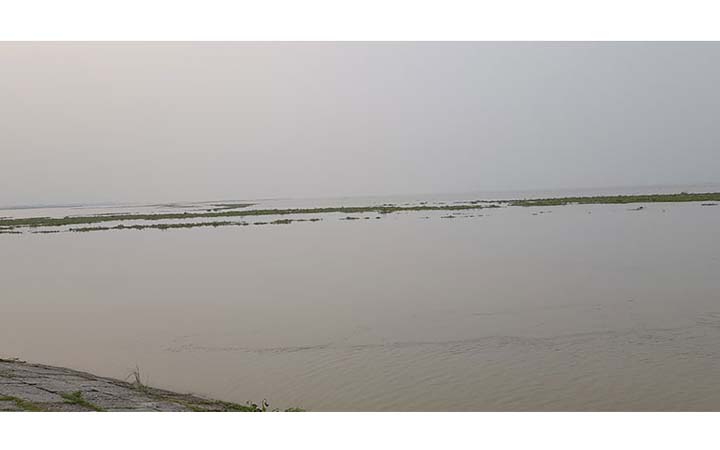 সিরাজগঞ্জে যমুনার পানি দ্রুত বাড়ছে