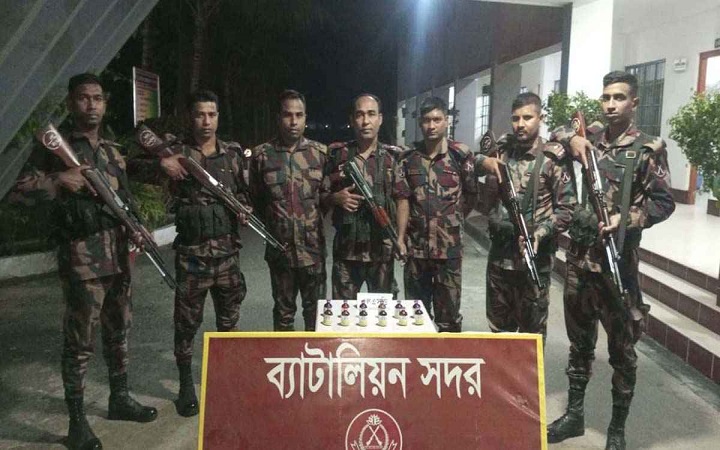 কুষ্টিয়া সীমান্তে ৬ কোটি ২৭ লাখ টাকার মাদক জব্দ