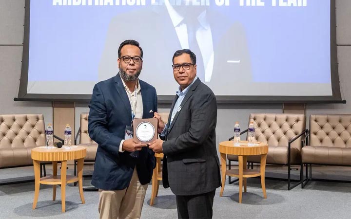 বর্ষসেরা আরবিট্রেশন আইনজীবী ব্যারিস্টার জুনায়েদ চৌধুরী