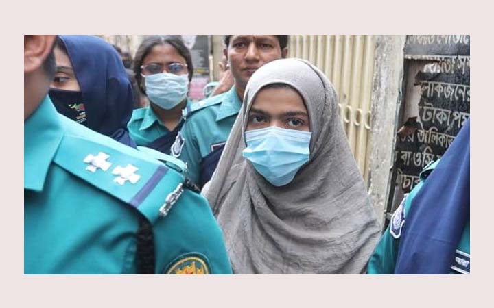 ফারদিন হত্যা : বান্ধবী বুশরাকে কারাগারে পাঠানোর আদেশ