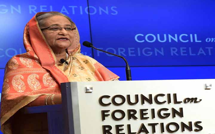 মিয়ানমারকে রোহিঙ্গা ফেরাতে বাধ্য করতে বিশ্বকে অবশ্যই পদক্ষেপ নিতে হবে : প্রধানমন্ত্রী