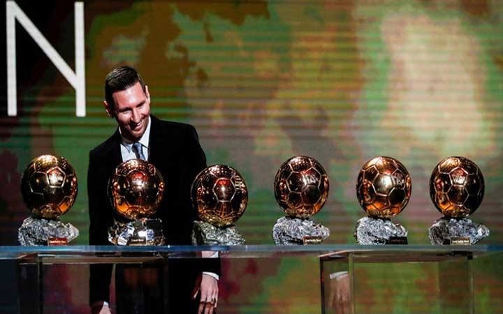 ইতিহাস গড়ে ৬ষ্ঠ ব্যালন ডি’অর জয় মেসির