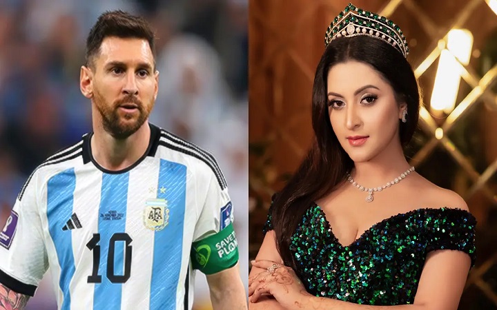 মেসির নাম শুনেই ‘হার্টবিট’ বেড়ে যায় পরীমণির
