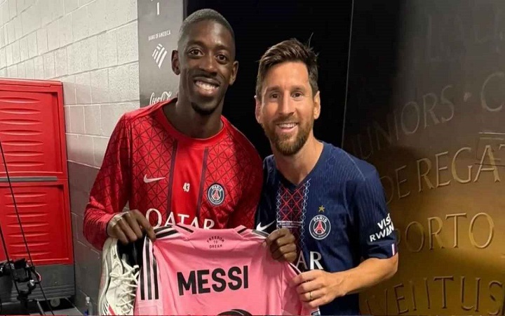 মেসির শর্টসসহ সবকিছু নিয়ে গেলেন দেম্বেলে