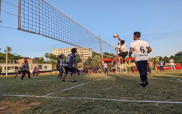 কুবিতে শেখ কামাল কাপ আন্তঃবিভাগ ভলিবল শুরু