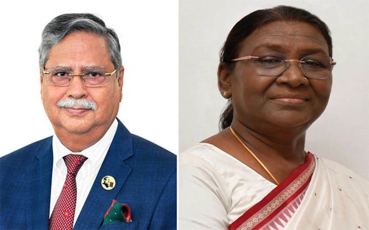 রাষ্ট্রপতি সাহাবুদ্দিনের সুস্বাস্থ্য কামনা করেছেন ভারতের প্রেসিডেন্ট