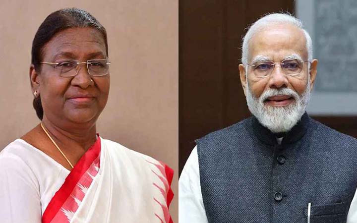 স্বাধীনতা দিবস উপলক্ষে ভারতীয় রাষ্ট্রপতি-প্রধানমন্ত্রীর শুভেচ্ছা