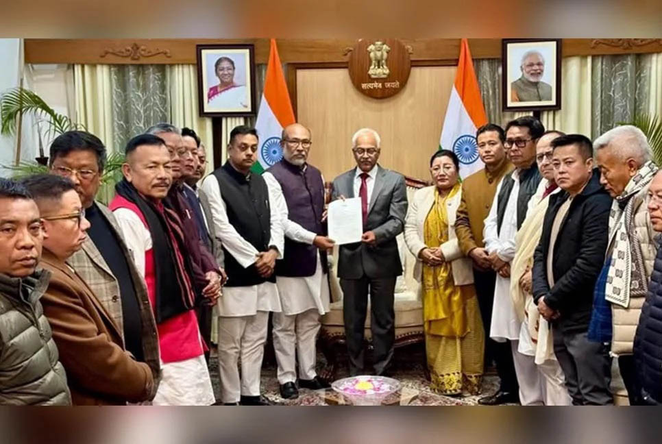 ভারতের মণিপুর রাজ্যের মুখ্যমন্ত্রীর পদত্যাগ