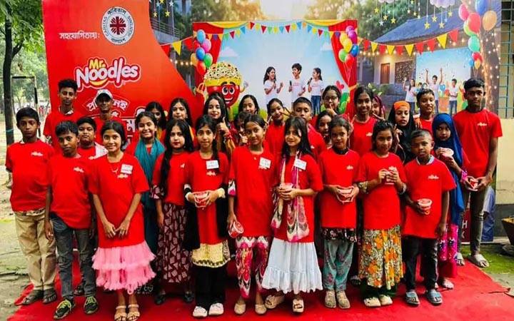 সুবিধাবঞ্চিত শিশুদের ‘অ্যামেজিং ডে’ উপহার দিলো মিস্টার নুডলস