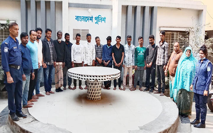ময়মনসিংহে আওয়ামী লীগ-যুবলীগ নেতাসহ গ্রেফতার ২০