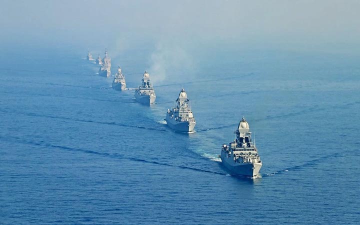 ভারতের আন্তর্জাতিক নৌ মহড়ায় অংশ নিয়েছে বাংলাদেশ