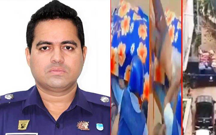 মরদেহ স্তূপ করে আগুনে পোড়ানোর ঘটনায় অভিযুক্ত পুলিশ সুপার আটক