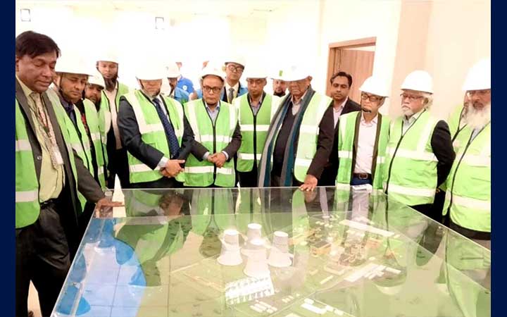 রূপপুর পারমাণবিক প্রকল্পের চূড়ান্ত প্রস্তুতি পরিদর্শনে বিজ্ঞান ও প্রযুক্তি উপদেষ্টা