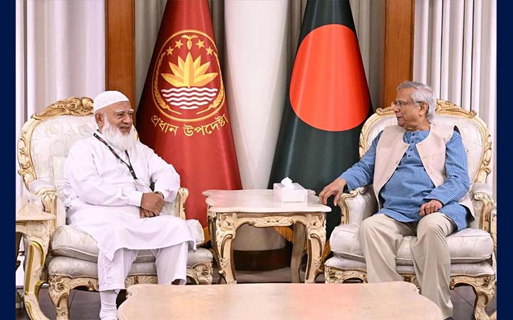 প্রধান উপদেষ্টার সঙ্গে জামায়াতে ইসলামীর প্রতিনিধিদলের বৈঠক